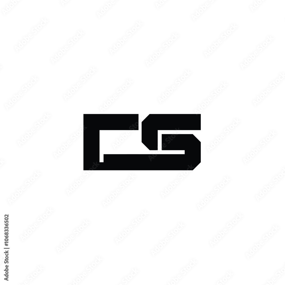CS monogram logo design letter text name symbol monochrome logotype alphabet character simple logo CS monogram logo design letter text name symbol monochrome logotype alphabet character simple logo