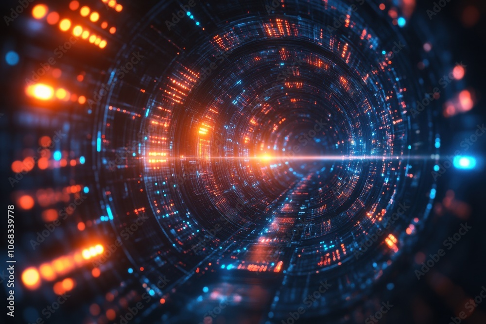 Digital technology background. Digital technology background.