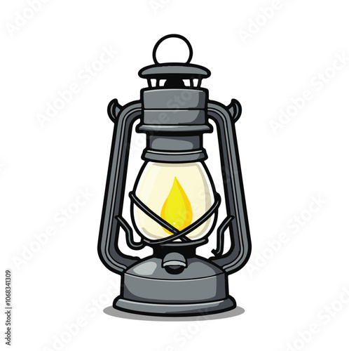 A Lantern Vector Illustration