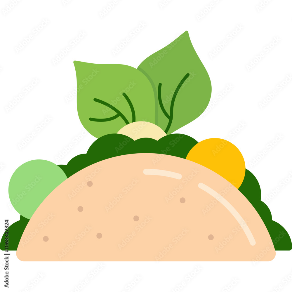 Vegan Tacos Icon Vegan Tacos Icon