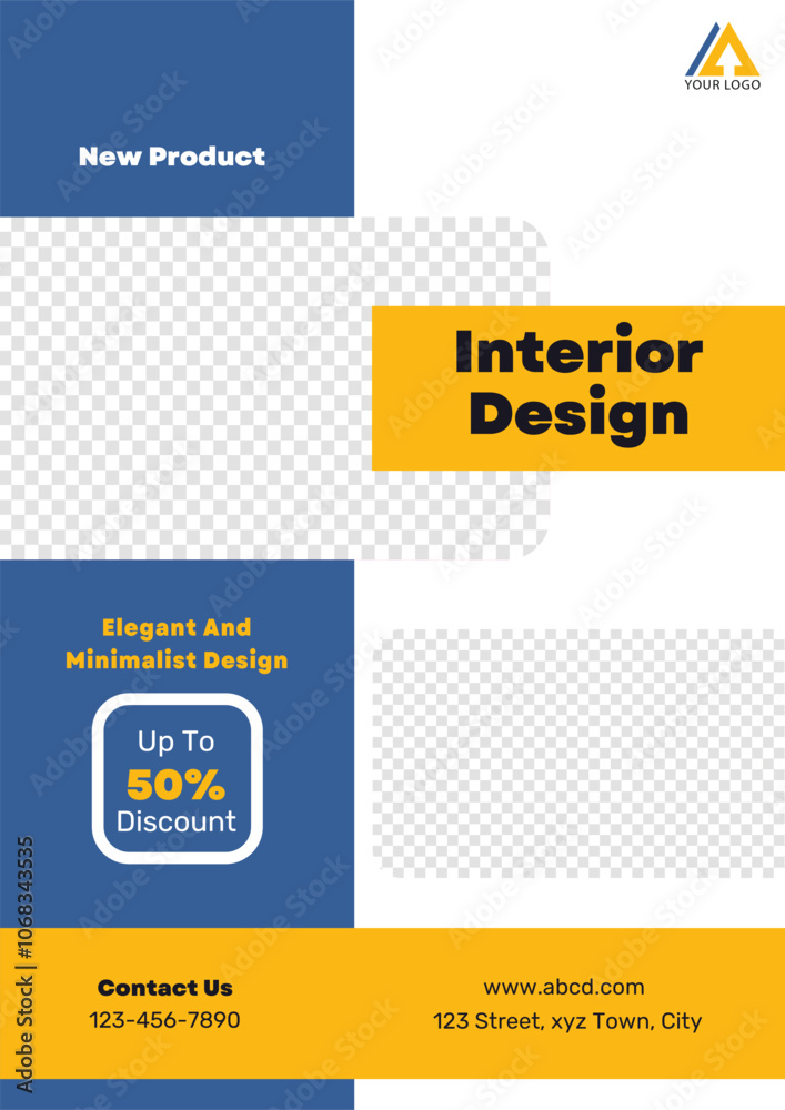 Interior Design A4 Flyer Interior Design A4 Flyer