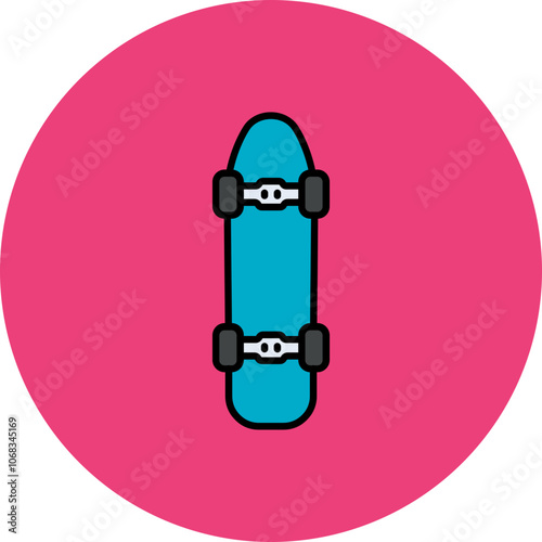 Skateboard Icon