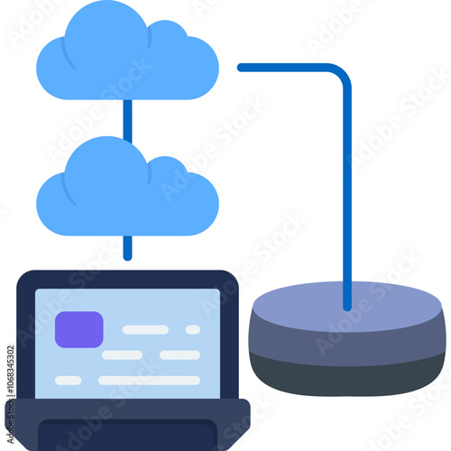 Cloud Database Icon