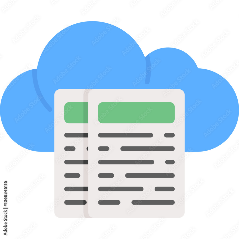 Cloud Service Level Agreement Icon