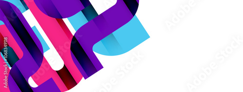 Lines, abstract letter style design background. Geometric vector Illustration For Wallpaper, Banner, Background, Card, Book Illustration, landing page