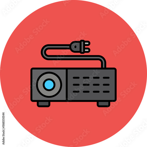 Projector plug Icon