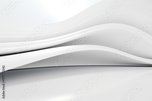 Free abstract white background minimal futuristic architectural space wallpaper