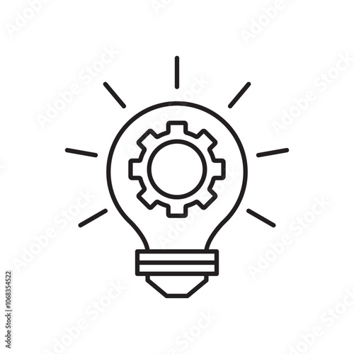 Innovation icon vector isolated.