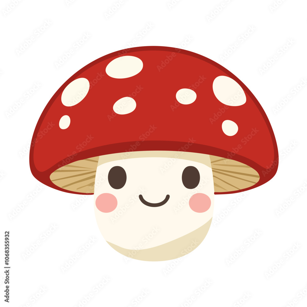 Fototapeta premium cute mushroom