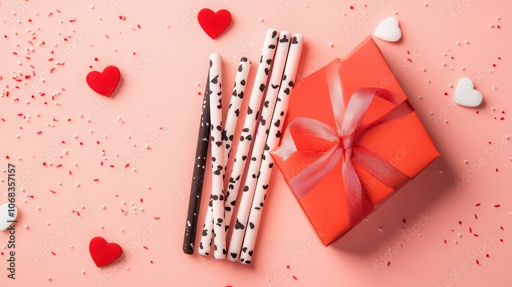 Pepero day with Chocolate Biscuit Sticks set,Pocky straw stick set,Couple Lovely day,Pepero Day Love Event,romantic event banner illustration,November 11th concept,valentine day. Pepero day with Chocolate Biscuit Sticks set,Pocky straw stick set,Couple Lovely day,Pepero Day Love Event,romantic event banner illustration,November 11th concept,valentine day.