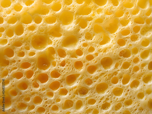 Realistic Cheese and Sponge Texture photo