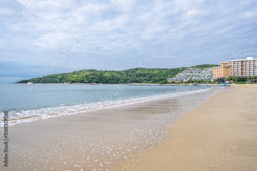 Xiaojingwan Beach Scenery in Huizhou, China