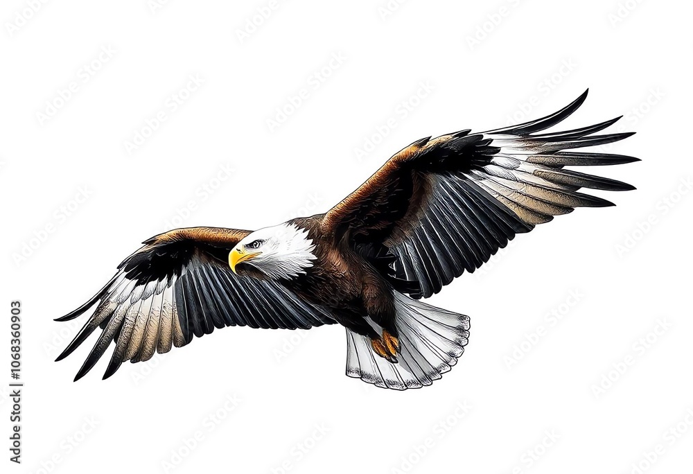 Obraz premium eagle in flight