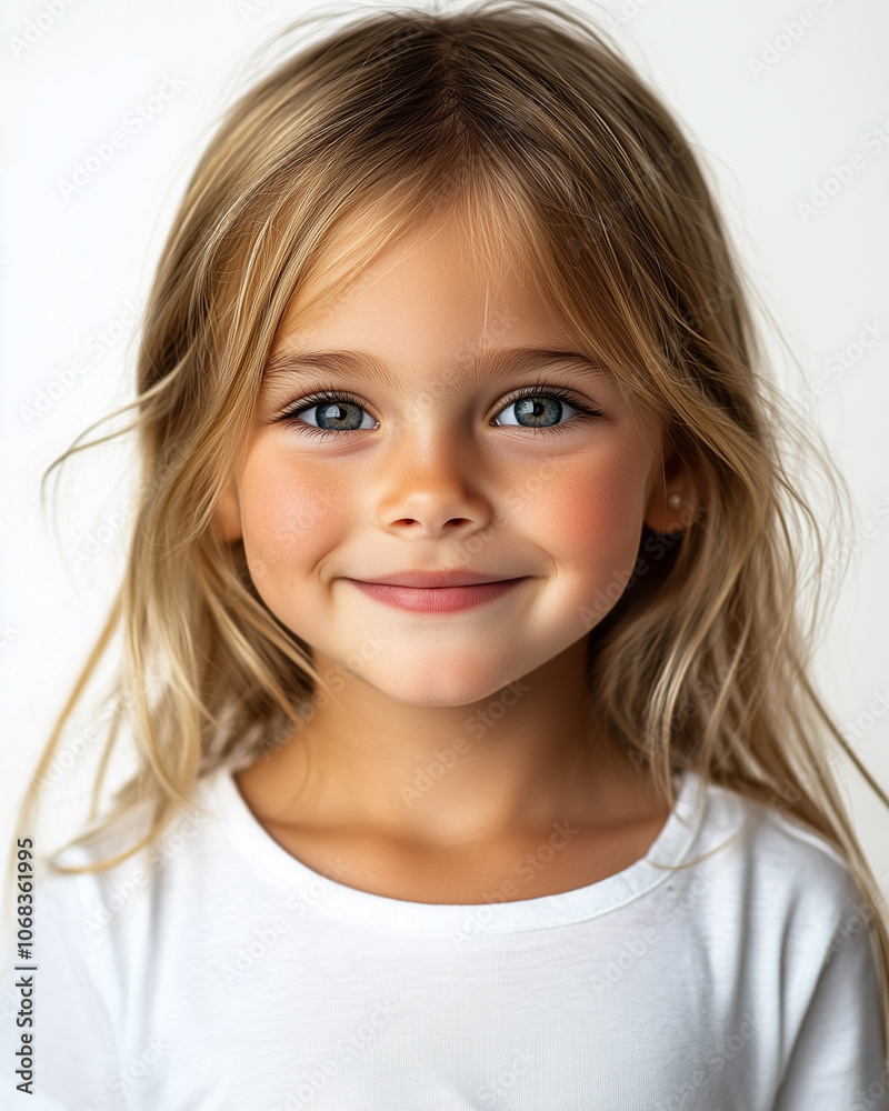 Charming close-up of a little girl with soft curls and a gentle expression, ideal for family, lifestyle, Charming close-up of a little girl with soft curls and a gentle expression, ideal for family, lifestyle,