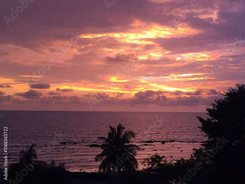 Guinea sunset