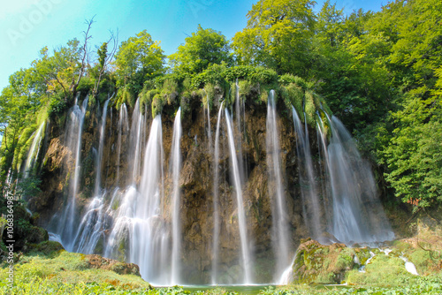 Tufa waterfall in Croatia