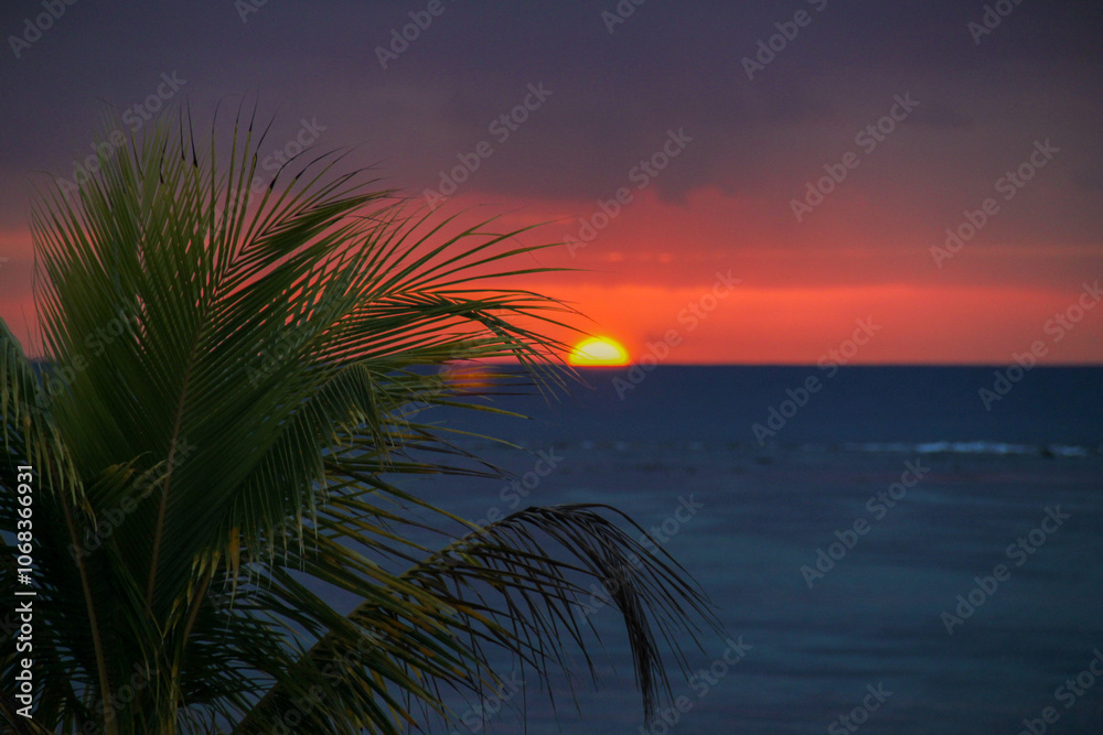 Obraz premium Mauritian sunset
