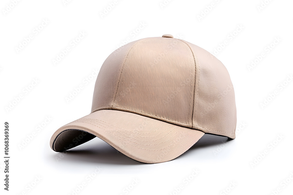 Fototapeta premium Blank Baseball cap mock up, isolated on white background