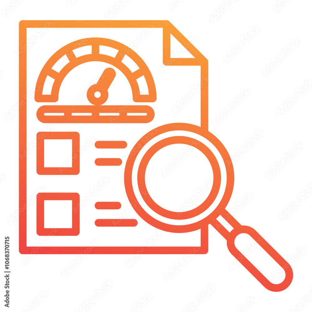 Performance Evaluation Icon Performance Evaluation Icon