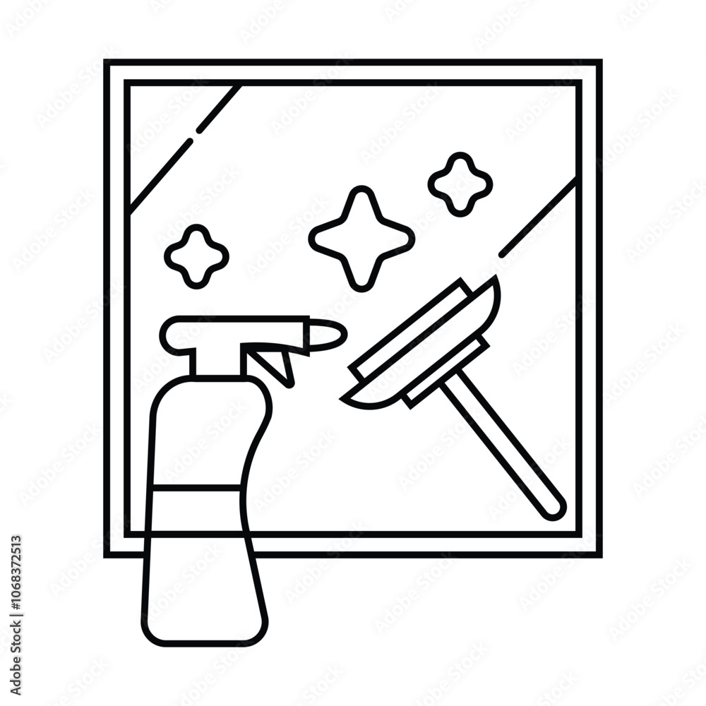 glass cleaner icon vector on white background
glass cleaner icon vector on white background