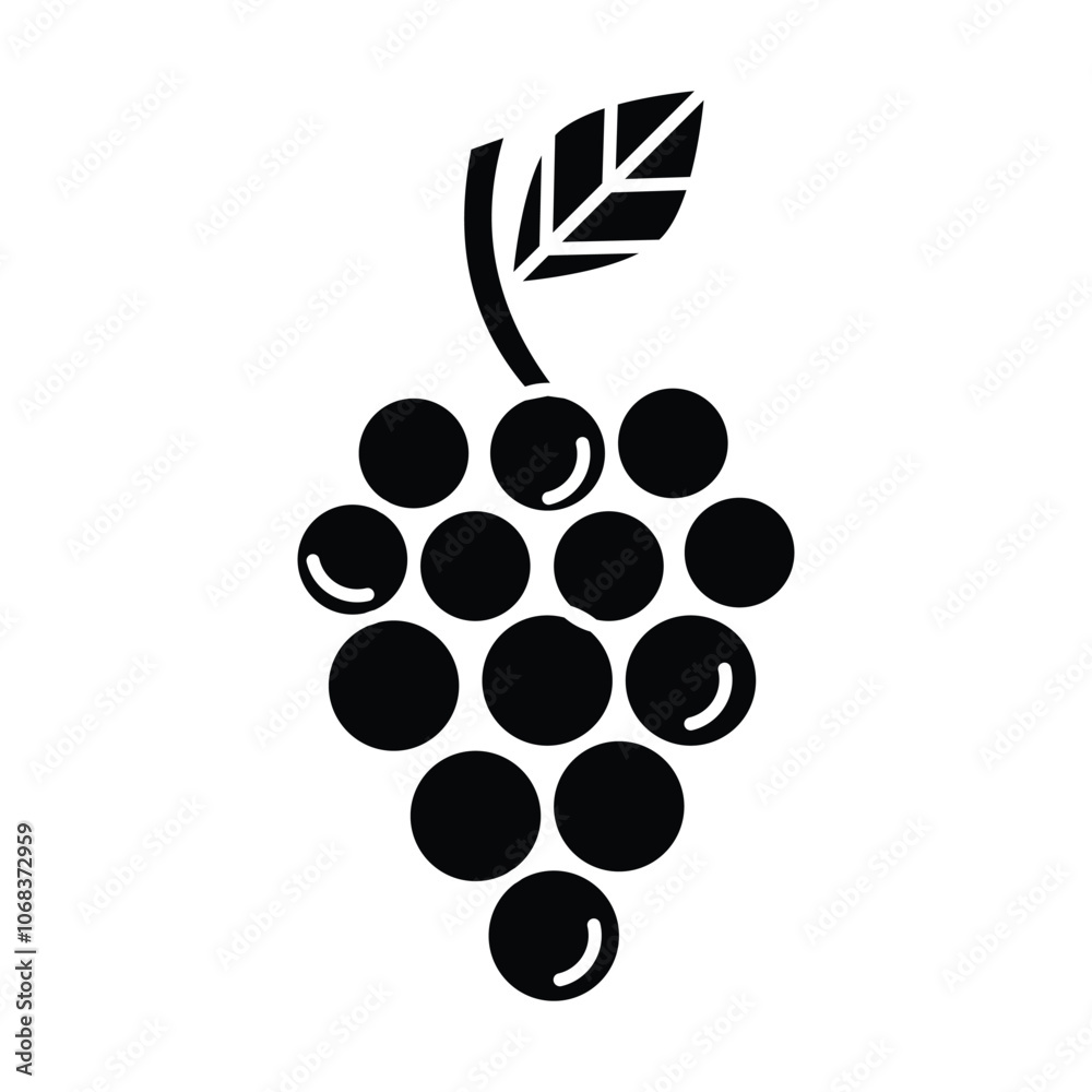 grape icon vector on white background
grape icon vector on white background