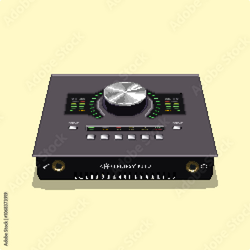 Obraz na płótnie Audio Apollo Twin X QUAD Pixel Art
