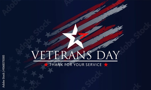 veterans day, November 11, thank you veterans for your service , posters, modern design vector illustration