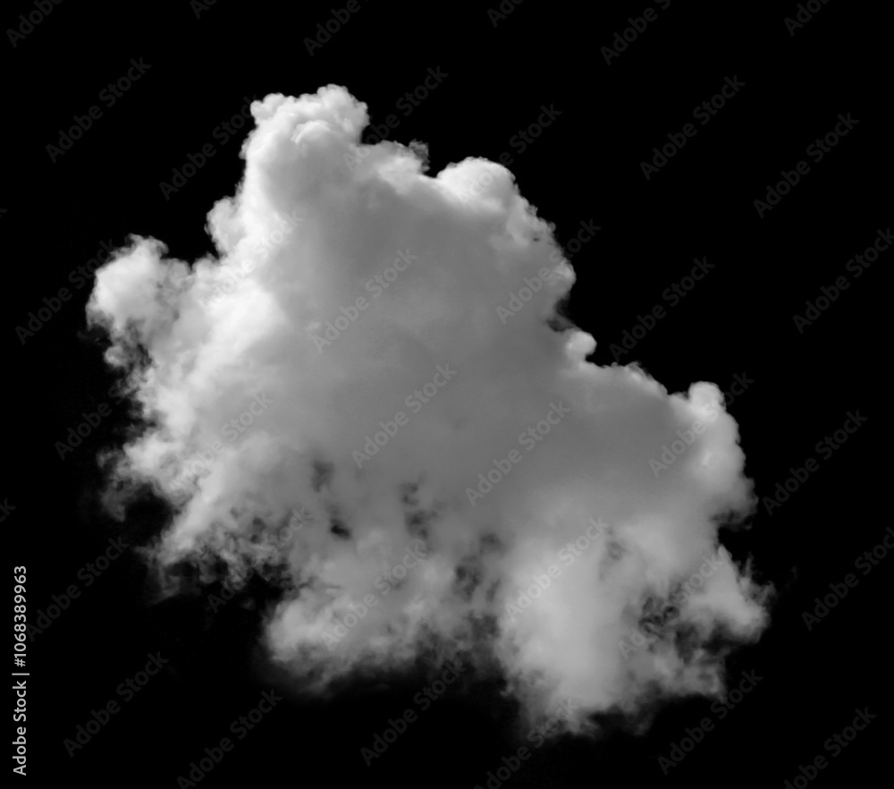 Fluffy white clouds isolated on black background. Design concept. Smog. Abstract clouds. Fog over the sky. Cloud or smog background Fluffy white clouds isolated on black background. Design concept. Smog. Abstract clouds. Fog over the sky. Cloud or smog background