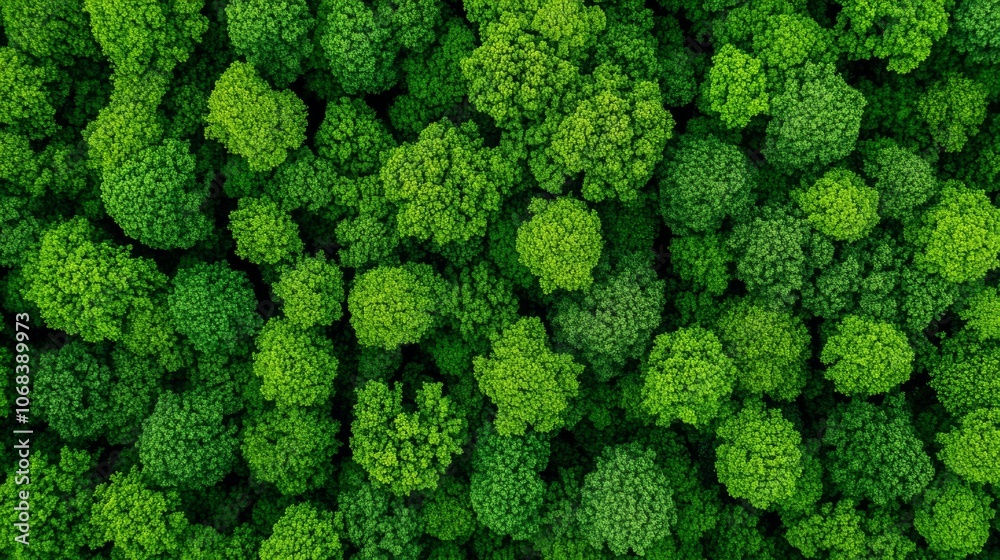 Lush Green Forest Canopy Aerial View Nature Texture Eco Background Lush Green Forest Canopy Aerial View Nature Texture Eco Background