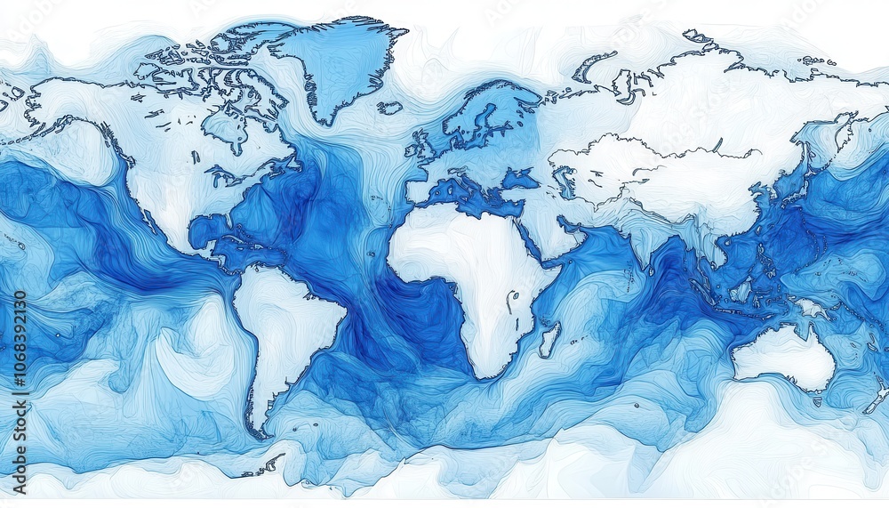 Global Ocean Currents.