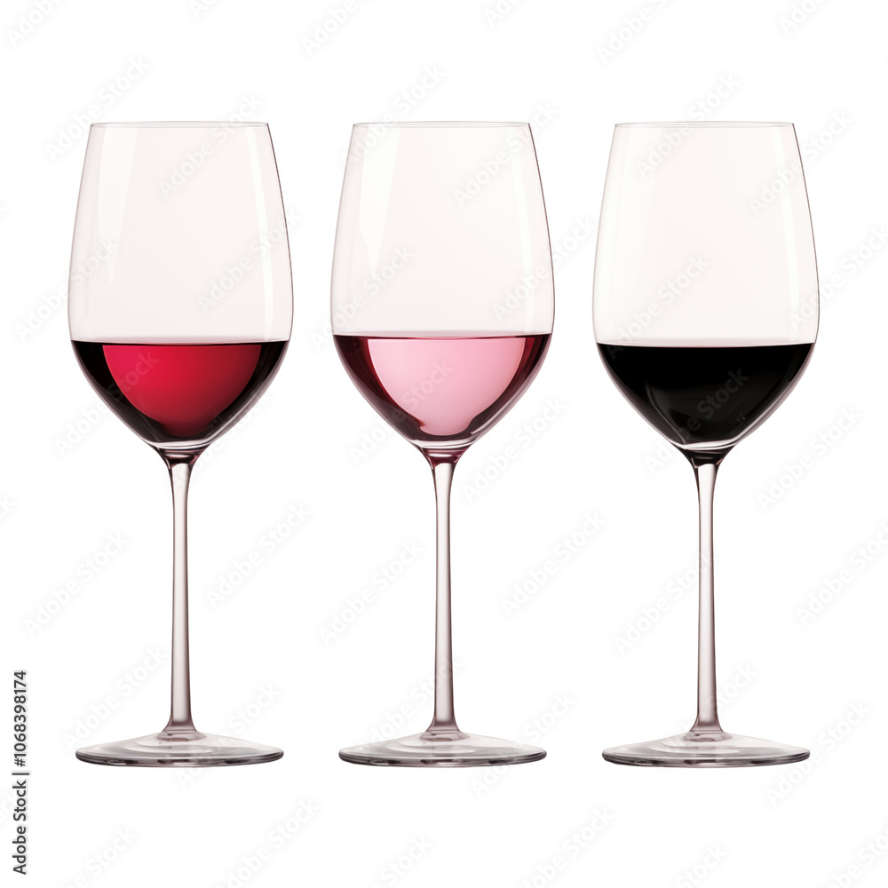 three glasses of wine transparent background three glasses of wine transparent background