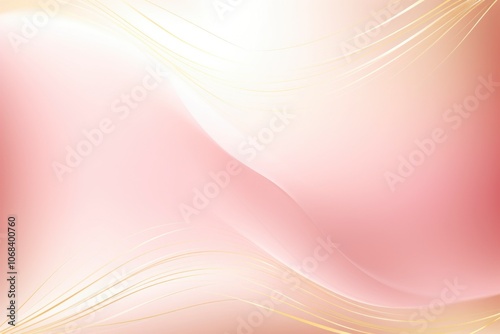 Abstract gold and light pink wave background