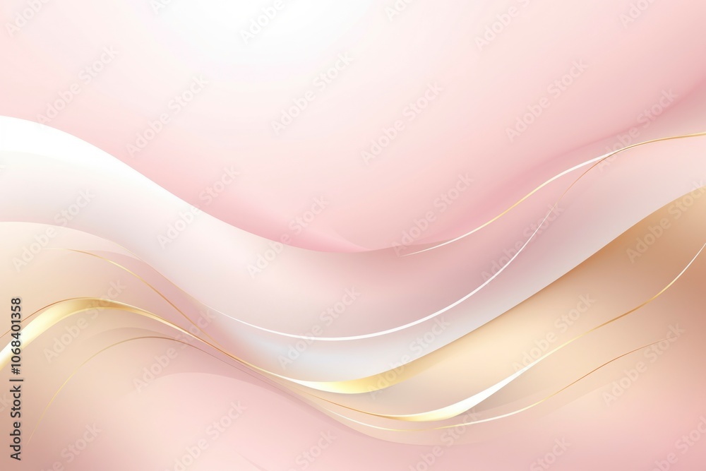 Abstract gold and light pink wave background Abstract gold and light pink wave background