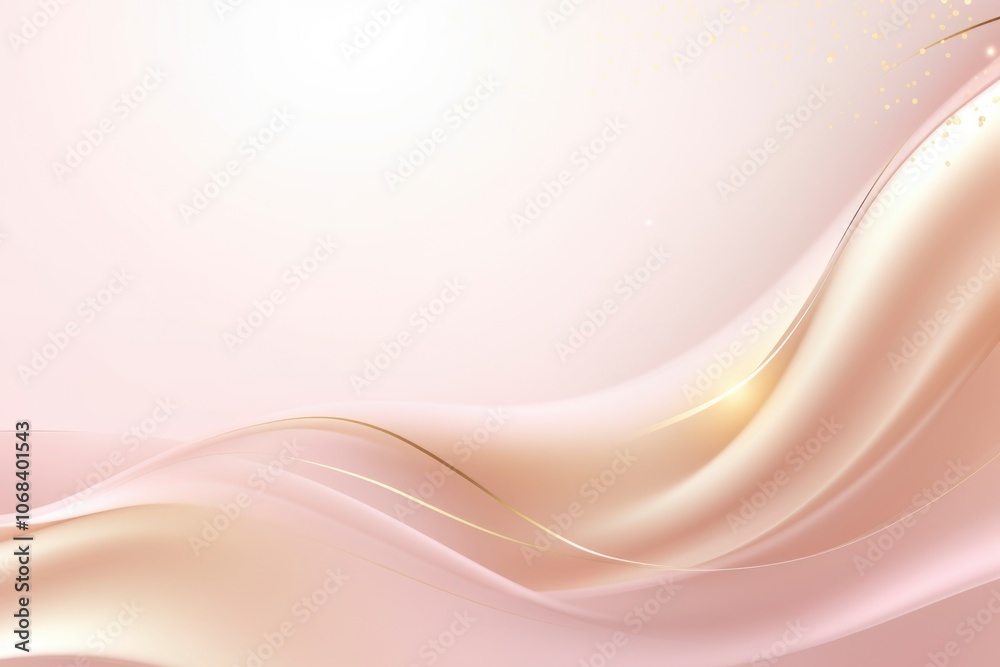 Abstract gold and light pink wave background Abstract gold and light pink wave background