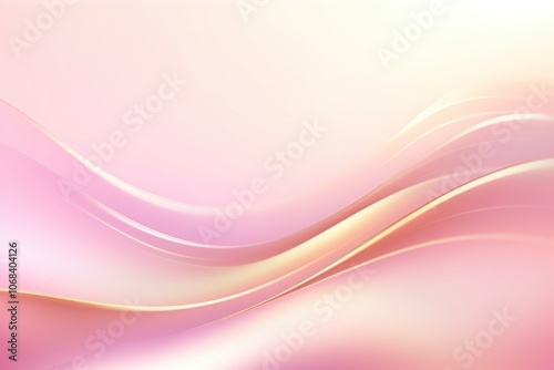 Wallpaper Mural Abstract gold and light pink wave background Torontodigital.ca
