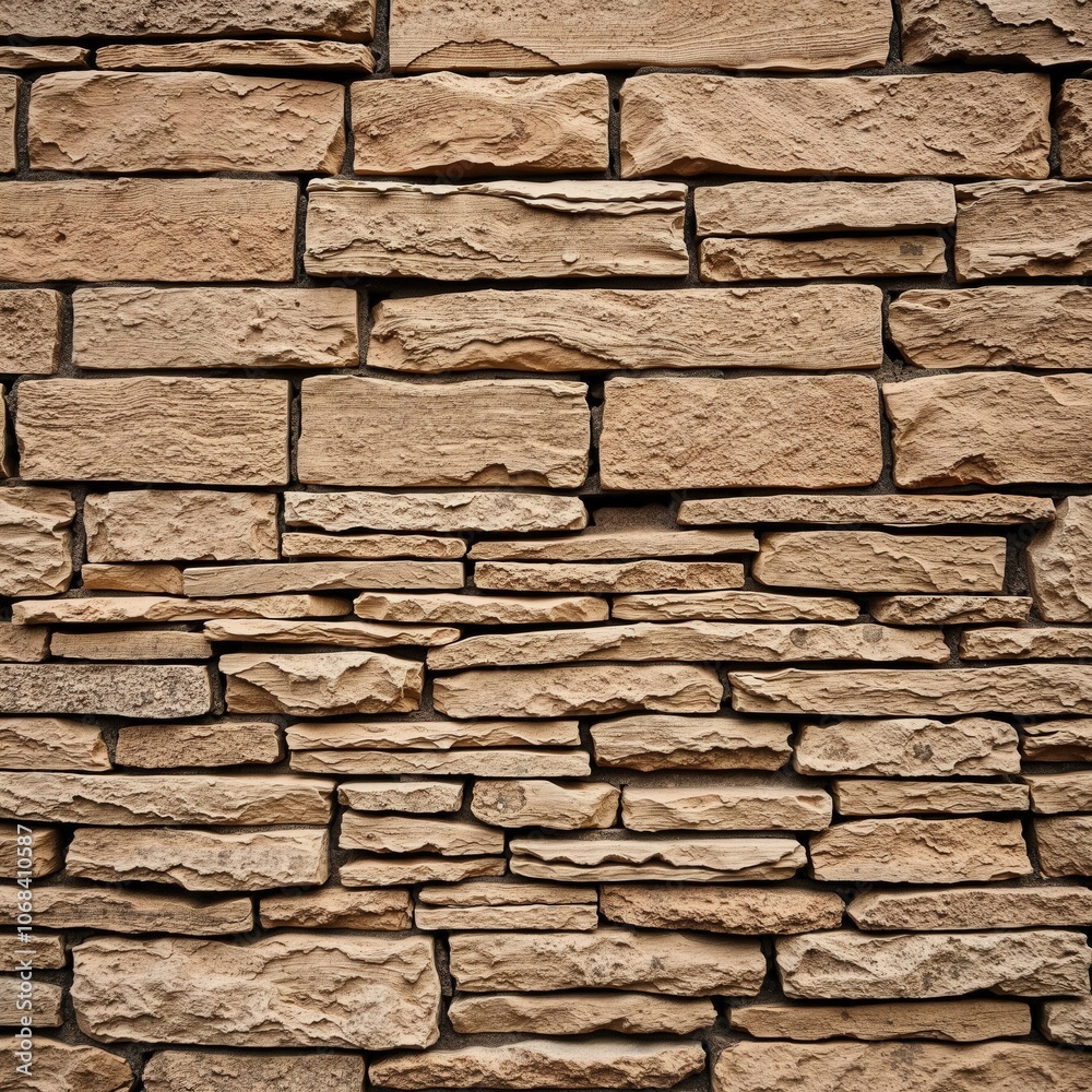 Fototapeta premium Natural Stone Wall Texture: Perfect for Home Decor, Interior Design, and Architectural Projects