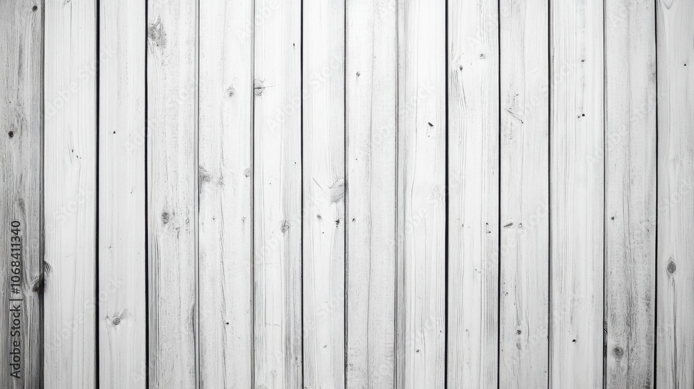 The White Wood Plank Wall The White Wood Plank Wall