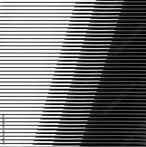 Adobe Illustrator Artwork with compacting horizontal stripes