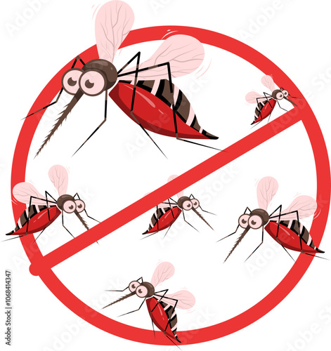 Mosquito illustration 