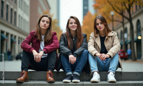 Three Friends in the City