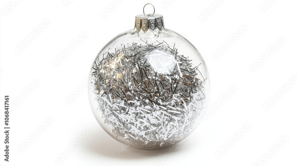 glass ball on white background glass ball on white background