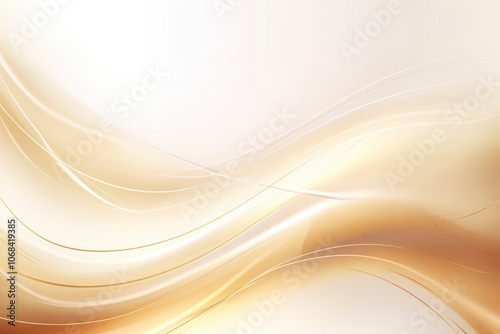 Futuristic gold flowing wave background wallpaper