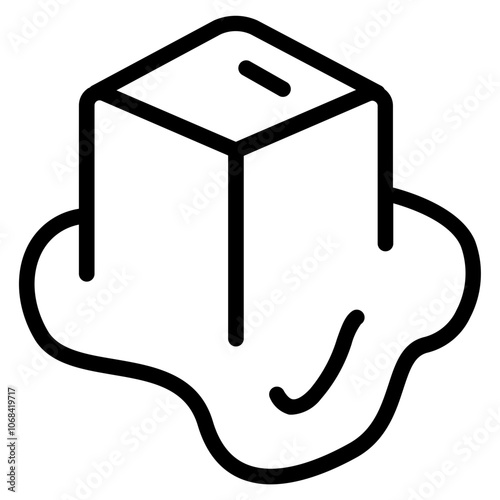 Caramel Line Icon