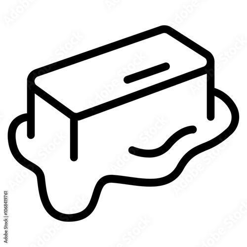 Caramel Line Icon