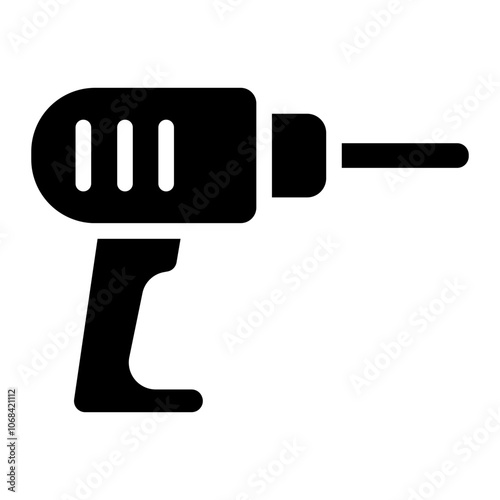 Hand drill Solid Icon