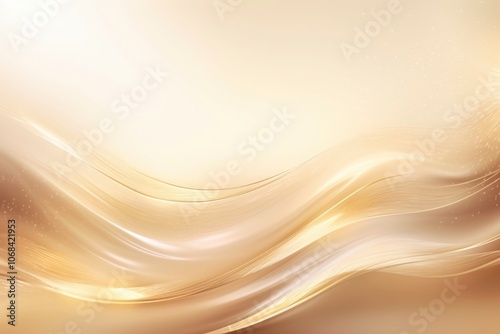 Futuristic gold flowing wave background wallpaper