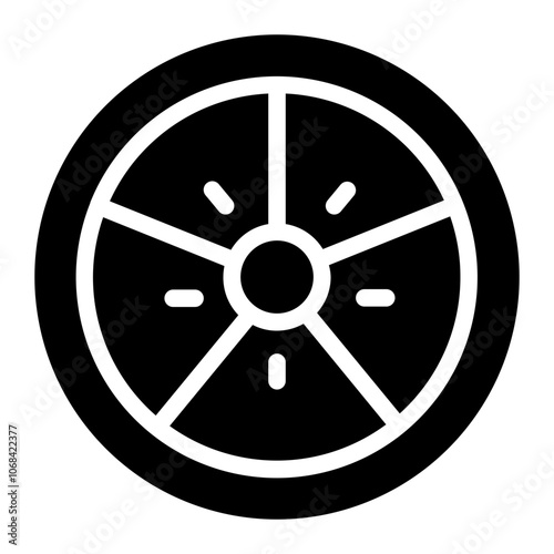 Oranges fruit Solid Icon