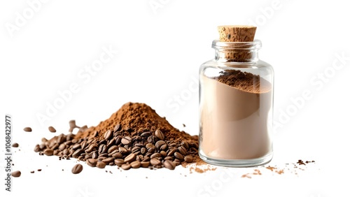 coffee beans in a jar