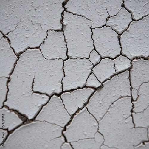 Discover the Beauty of Cracked White Paint: Perfect for Home Decor, Art Projects, and Wall Design Inspiration photo