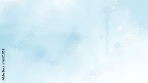 Soft and serene light blue abstract background resembling dreamy watercolor painting, background